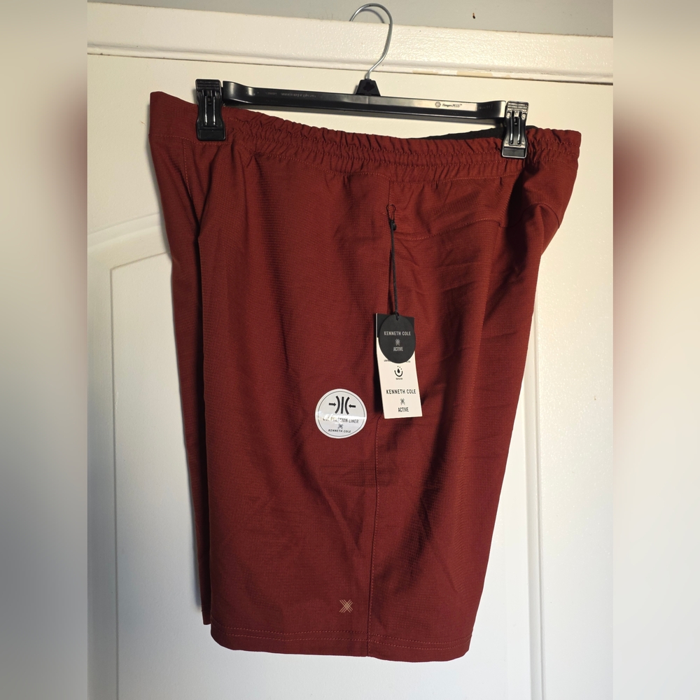 Men's Kenneth Cole Shorts XL 2 In 1 Brief Shorts Nwt